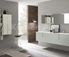 Salle de Bains sur mesure Moderne avec Évier Recessé et Poignée Intégrée Design - 3