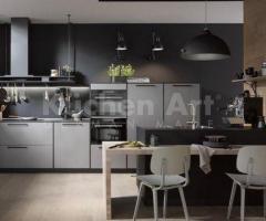 Cuisine METEOR acier brossé | Design industriel & structuré - 5