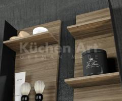 Salle de bains italienne naturelle – Design épuré minérale et vasque suspendu - 7