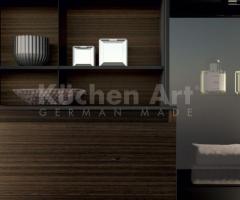 Salle de bains bois foncé & marbre noir | Design contemporain - 5